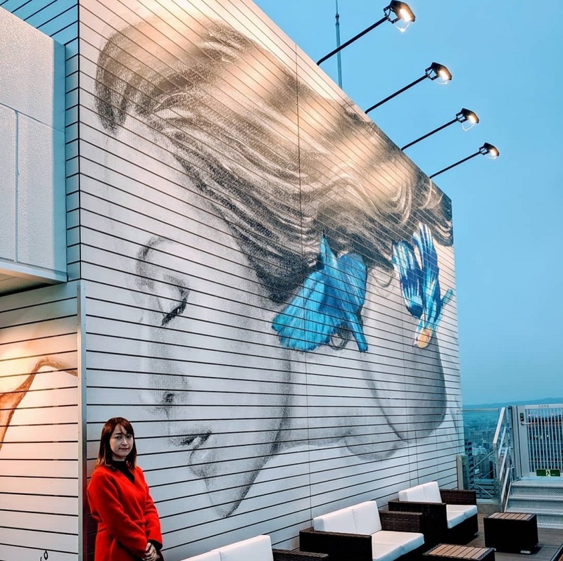 WBF新大阪スカイタワーホテルの壁画アート
